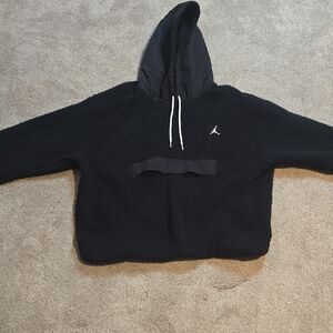 Jordan Black Fleece Hoodie (Large)